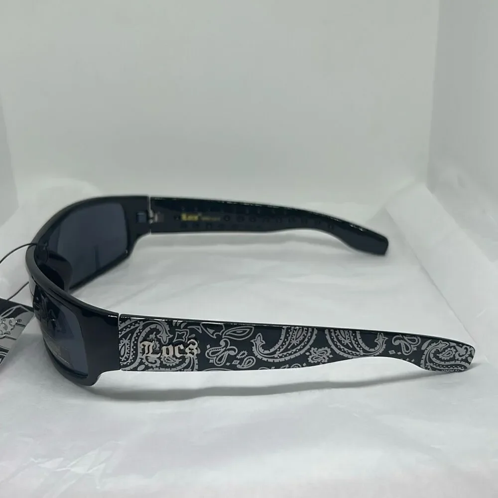 Locs Rectangle Bandanna Sunglasses – Model LOC9003-BDNA